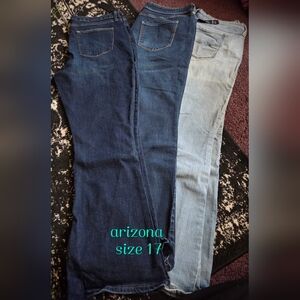 Arizona Jean Company Bootcut Jeans Trio in Dark, Medium & Light Blue